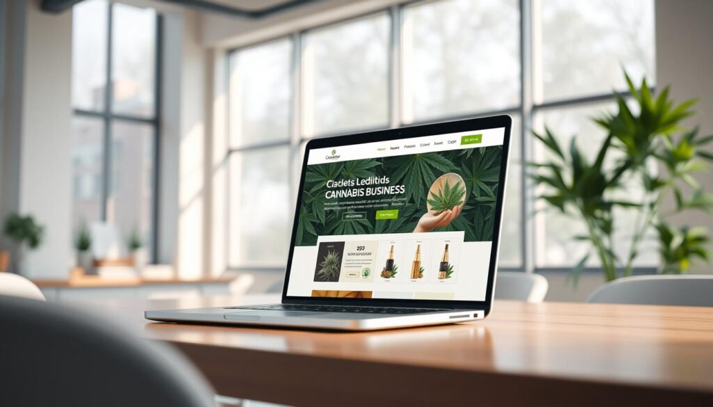 Cannabis business website