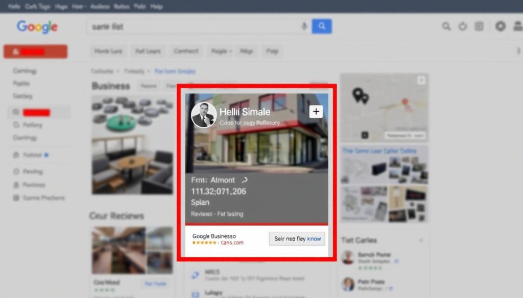 business listed on google my business